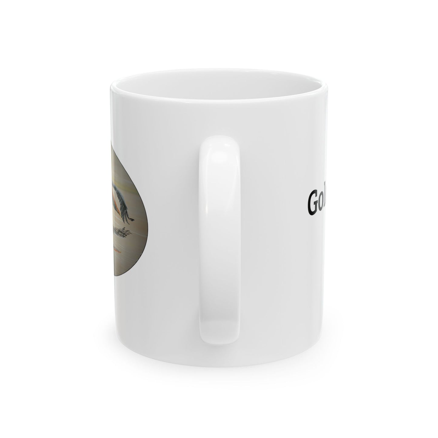 Ceramic Mug – "Golden Flyby!”