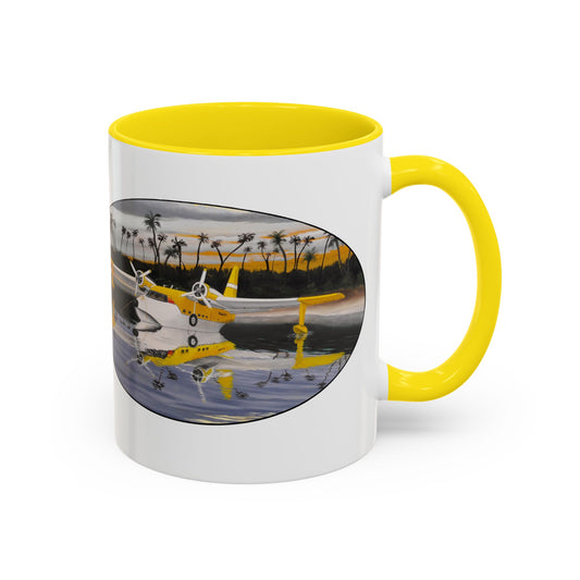 Mug, seaplane coffee mug grumman albatross. Aviation, pilot gift, airplane lover, travel enthusiast, unique coffee cup, aviation decor