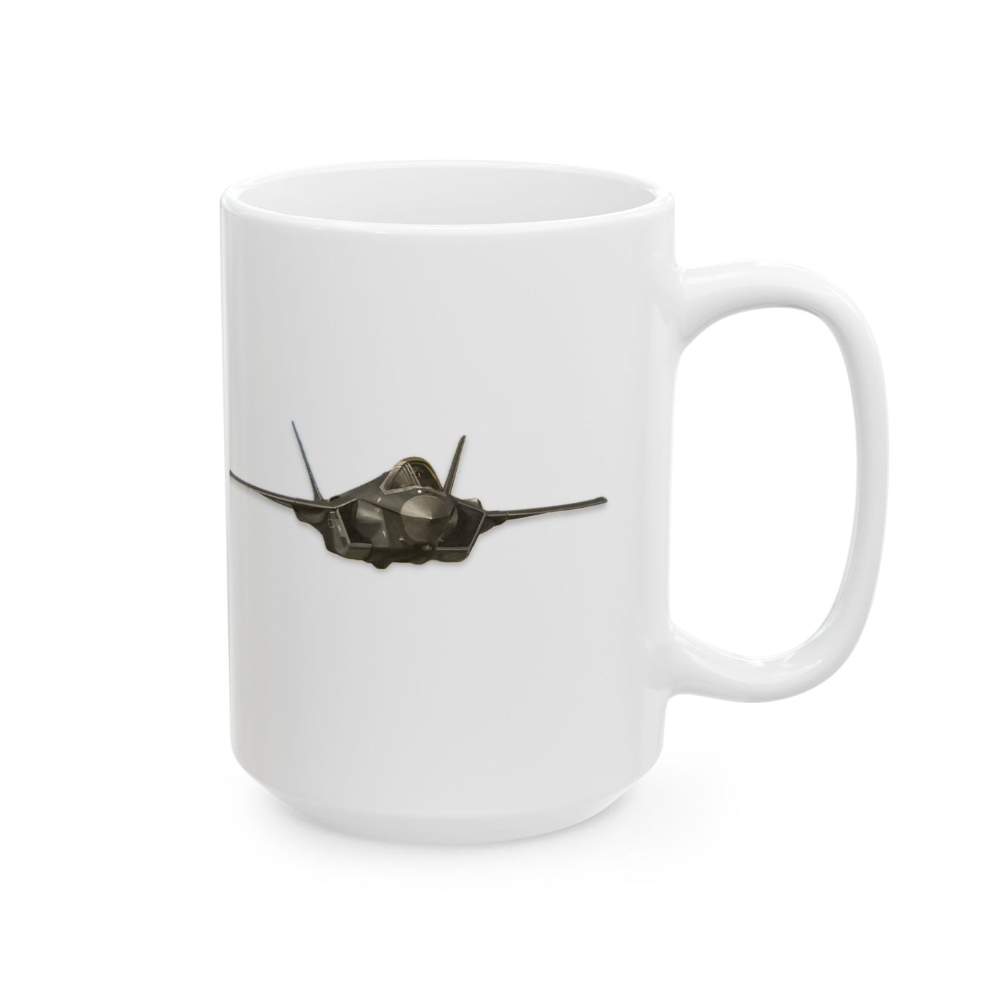 F-35A Lightning II Ceramic Mug - 11oz & 15oz - Perfect Gift for Aviation Enthusiasts
