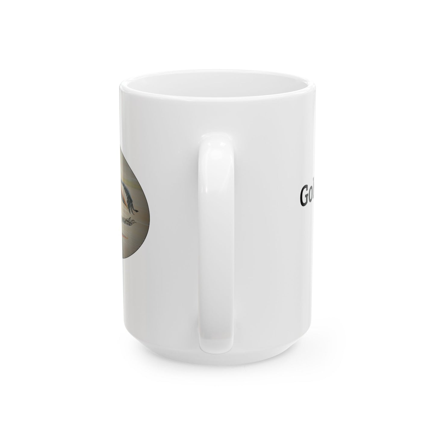 Ceramic Mug – "Golden Flyby!”