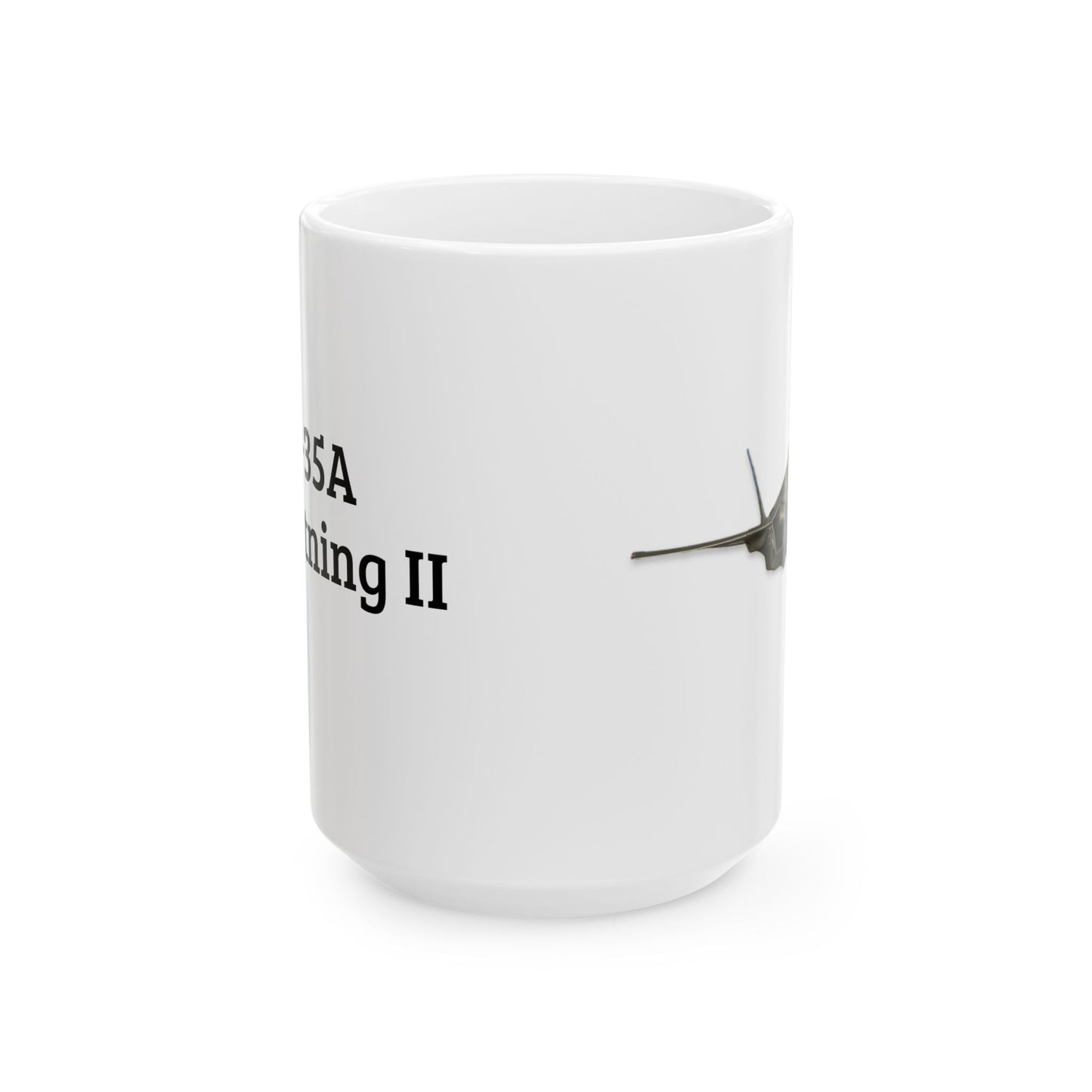 F-35A Lightning II Ceramic Mug - 11oz & 15oz - Perfect Gift for Aviation Enthusiasts