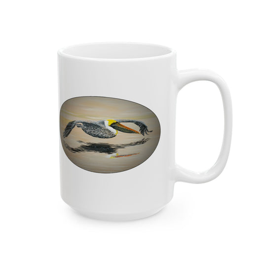 Ceramic Mug – "Golden Flyby!”