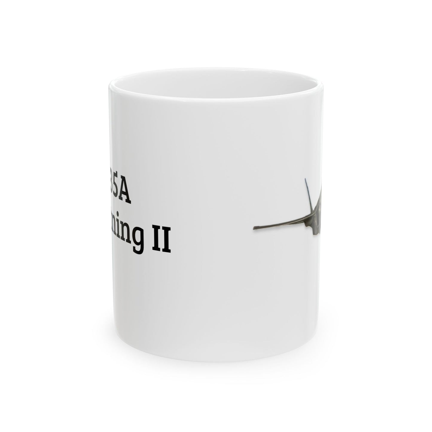 F-35A Lightning II Ceramic Mug - 11oz & 15oz - Perfect Gift for Aviation Enthusiasts