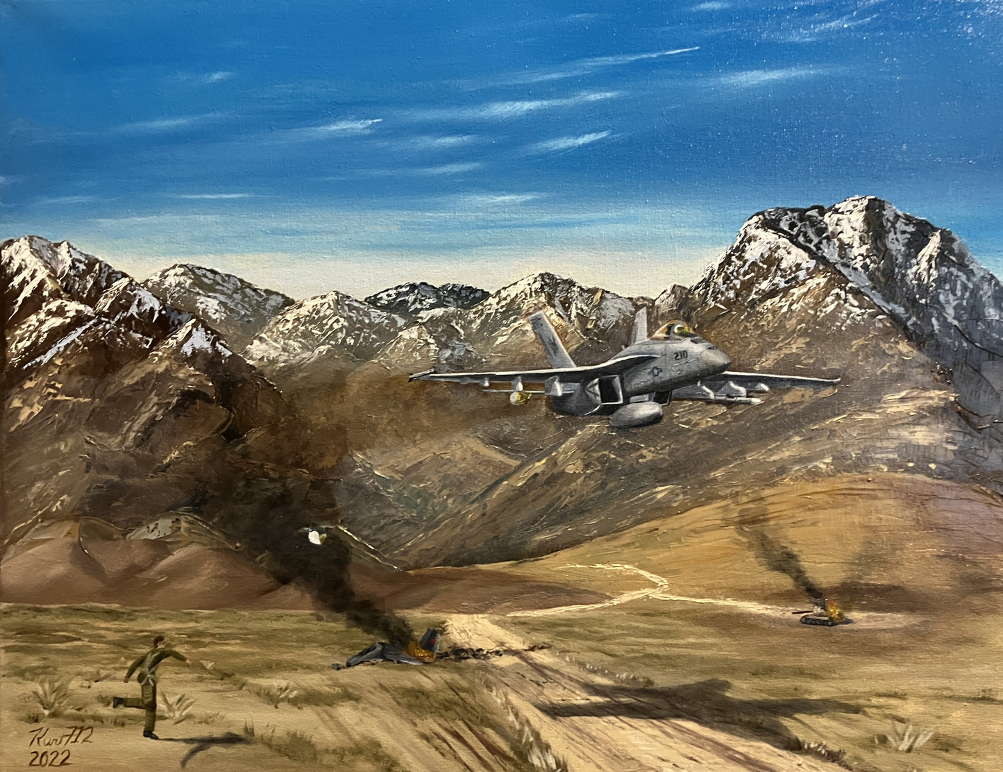 Original Oil Painting - "The Victor & The Vanquished"