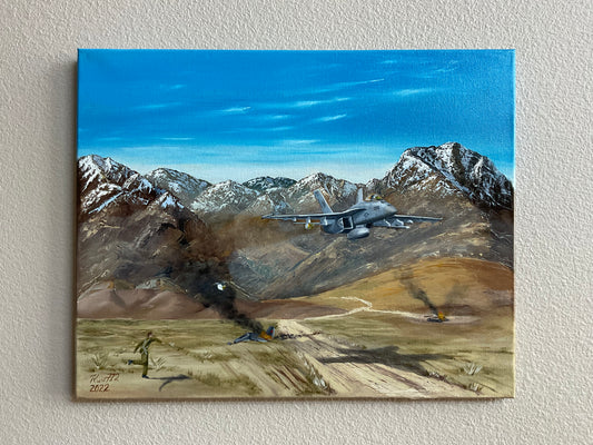 Original Oil Painting - "The Victor & The Vanquished"